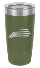 Load image into Gallery viewer, Kentucky State American Flag Laser Engraved Tumbler (Etched)
