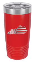 Load image into Gallery viewer, Kentucky State American Flag Laser Engraved Tumbler (Etched)
