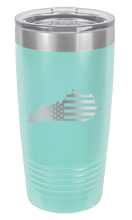 Load image into Gallery viewer, Kentucky State American Flag Laser Engraved Tumbler (Etched)
