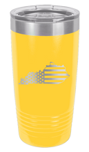 Load image into Gallery viewer, Kentucky State American Flag Laser Engraved Tumbler (Etched)
