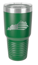 Load image into Gallery viewer, Kentucky State American Flag Laser Engraved Tumbler (Etched)
