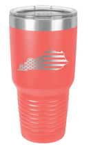 Load image into Gallery viewer, Kentucky State American Flag Laser Engraved Tumbler (Etched)
