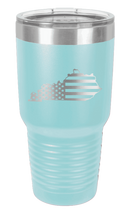 Load image into Gallery viewer, Kentucky State American Flag Laser Engraved Tumbler (Etched)
