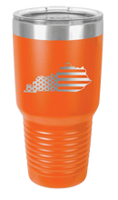 Load image into Gallery viewer, Kentucky State American Flag Laser Engraved Tumbler (Etched)
