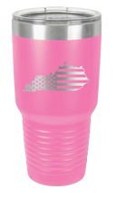 Load image into Gallery viewer, Kentucky State American Flag Laser Engraved Tumbler (Etched)
