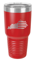 Load image into Gallery viewer, Kentucky State American Flag Laser Engraved Tumbler (Etched)
