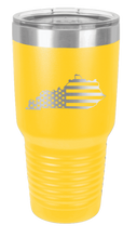 Load image into Gallery viewer, Kentucky State American Flag Laser Engraved Tumbler (Etched)
