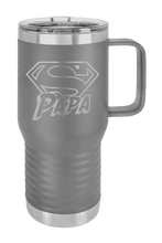 Load image into Gallery viewer, Super Papa - Customizable Laser Engraved Mug (Etched)
