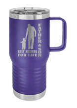 Load image into Gallery viewer, Father &amp; Son - Best Friends for Life Laser Engraved Mug (Etched)
