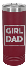 Load image into Gallery viewer, Girl Dad Laser Engraved Skinny Tumbler (Etched)
