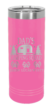 Load image into Gallery viewer, Dad&#39;s Camping Squad Laser Engraved Skinny Tumbler (Etched)

