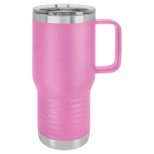 Load image into Gallery viewer, Personalized 20oz Travel Mug -  Customizable - Laser Engraved ( Etched)
