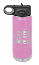 Load image into Gallery viewer, Girl Jeep Cherokee Laser Engraved Water Bottle (Etched)
