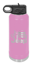 Load image into Gallery viewer, Girl Jeep Cherokee Laser Engraved Water Bottle (Etched)
