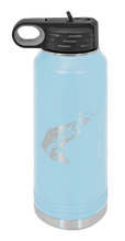 Load image into Gallery viewer, Bass Laser Engraved Water Bottle (Etched)
