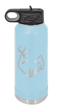 Load image into Gallery viewer, Buck Doe Love Laser Engraved Water Bottle (Etched)
