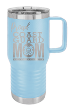 Load image into Gallery viewer, Proud U.S. Coast Guard Mom Laser Engraved Mug (Etched)

