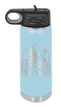 Load image into Gallery viewer, Freedom Isn&#39;t Free Laser Engraved Water Bottle (Etched)
