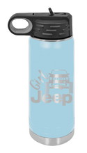 Load image into Gallery viewer, Girl Jeep Cherokee Laser Engraved Water Bottle (Etched)
