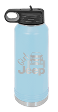 Load image into Gallery viewer, Girl Jeep Cherokee Laser Engraved Water Bottle (Etched)
