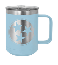 Load image into Gallery viewer, Tennessee Tri-Star Laser Engraved Mug (Etched)

