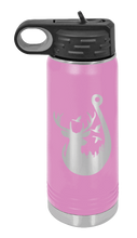 Load image into Gallery viewer, Ducks and Bucks Laser Engraved Water Bottle (Etched)
