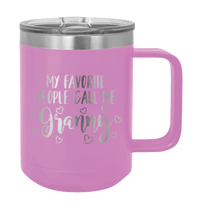 Load image into Gallery viewer, My Favorite People Call Me Granny Laser Engraved Mug (Etched) - Customizable

