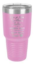 Load image into Gallery viewer, Southern Belle to Redneck Crazy Laser Engraved Tumbler (Etched)
