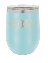 Load image into Gallery viewer, Kayak Laser Engraved Wine Tumbler (Etched)
