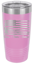 Load image into Gallery viewer, Fire Fighter Flag Laser Engraved Tumbler (Etched)
