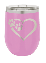 Load image into Gallery viewer, Puppy Love Laser Engraved Wine Tumbler (Etched)
