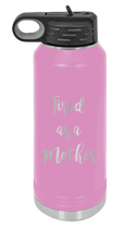 Load image into Gallery viewer, Tired As a Mother Laser Engraved Water Bottle (Etched)
