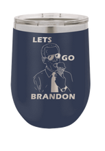 Load image into Gallery viewer, Let&#39;s Go Brandon Ice Cream Laser Engraved Wine Tumbler (Etched)
