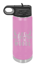 Load image into Gallery viewer, Life is Better in The Woods Laser Engraved Water Bottle (Etched)

