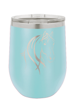 Load image into Gallery viewer, Horse 1 Laser Engraved Wine Tumbler (Etched)
