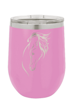 Load image into Gallery viewer, Horse 2 Laser Engraved Wine Tumbler (Etched)
