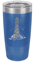 Load image into Gallery viewer, Lighthouse Laser Engraved Tumbler (Etched)
