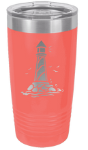 Load image into Gallery viewer, Lighthouse Laser Engraved Tumbler (Etched)
