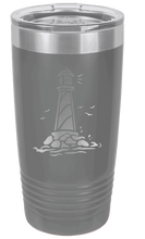 Load image into Gallery viewer, Lighthouse Laser Engraved Tumbler (Etched)
