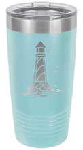 Load image into Gallery viewer, Lighthouse Laser Engraved Tumbler (Etched)
