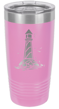 Load image into Gallery viewer, Lighthouse Laser Engraved Tumbler (Etched)
