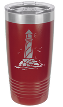 Load image into Gallery viewer, Lighthouse Laser Engraved Tumbler (Etched)
