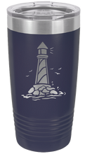 Load image into Gallery viewer, Lighthouse Laser Engraved Tumbler (Etched)
