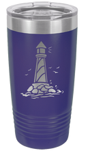 Load image into Gallery viewer, Lighthouse Laser Engraved Tumbler (Etched)
