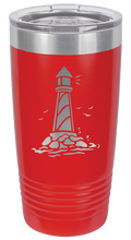 Load image into Gallery viewer, Lighthouse Laser Engraved Tumbler (Etched)
