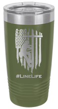 Load image into Gallery viewer, Line Life Laser Engraved Tumbler (Etched)
