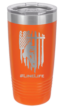 Load image into Gallery viewer, Line Life Laser Engraved Tumbler (Etched)
