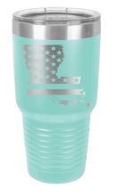 Load image into Gallery viewer, Louisiana State American Flag Laser Engraved Tumbler (Etched)

