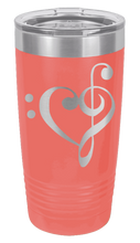 Load image into Gallery viewer, Love Music Laser Engraved Tumbler (Etched)
