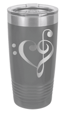 Load image into Gallery viewer, Love Music Laser Engraved Tumbler (Etched)
